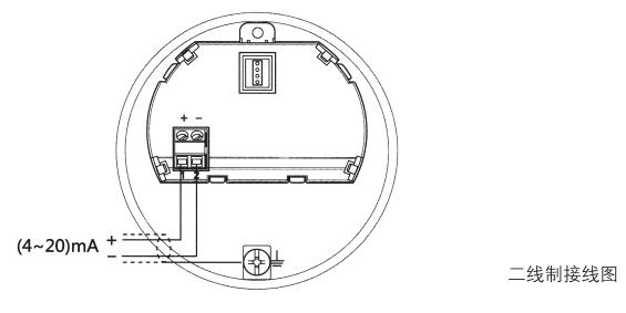水滴天線雷達物位計二線製接線圖